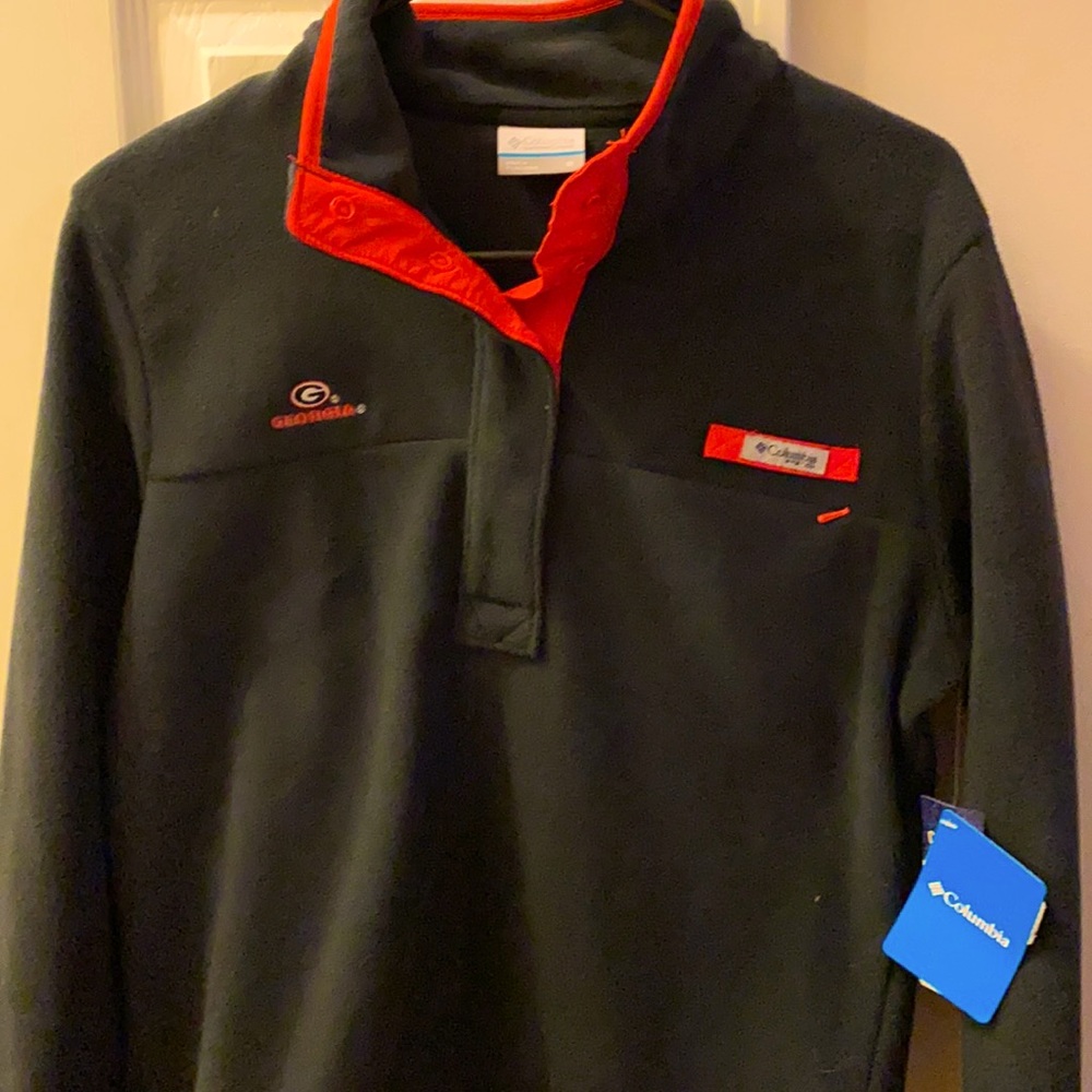 Columbia PFG UGA Dawgs pullover Medium